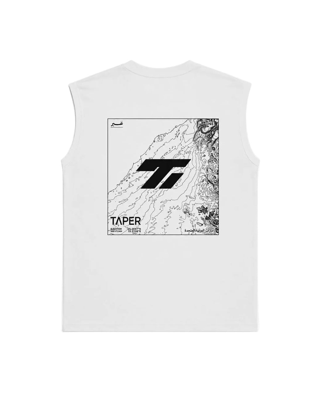 Taper Foundation Sleeveless — box-fit training top for UAE heat