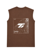 Taper Foundation Sleeveless — box-fit training top for UAE heat
