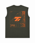 Taper Foundation Sleeveless — box-fit training top for UAE heat
