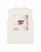 Taper Foundation Sleeveless — box-fit training top for UAE heat