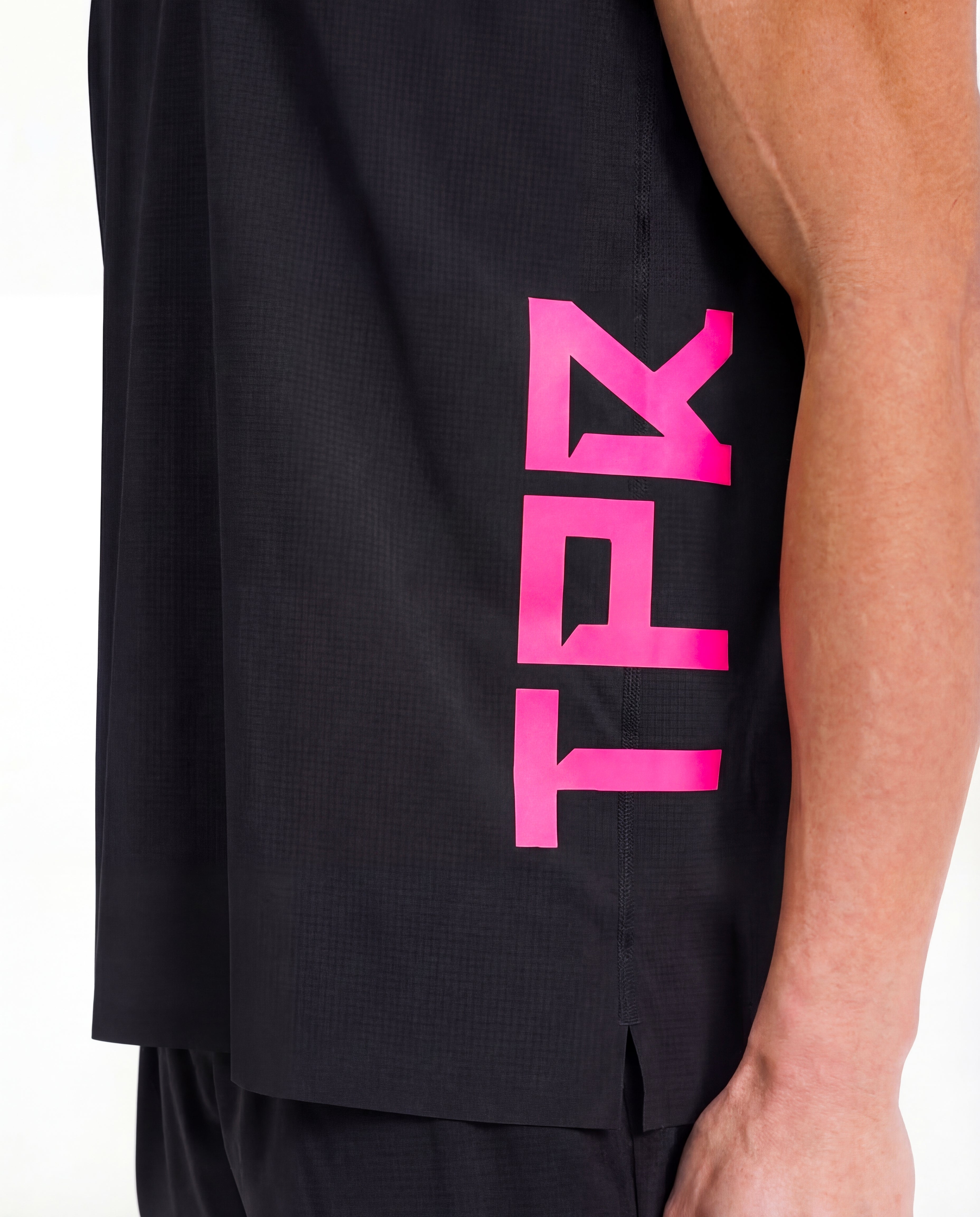 TPR Performance Singlet by Taper — close-up fabric detail