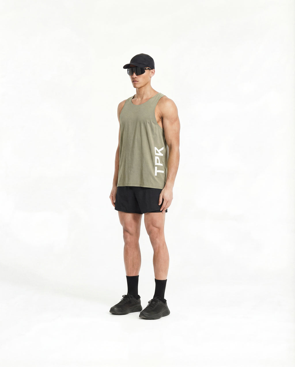 TPR Performance Singlet by Taper — lightweight running singlet for training in Gulf heat