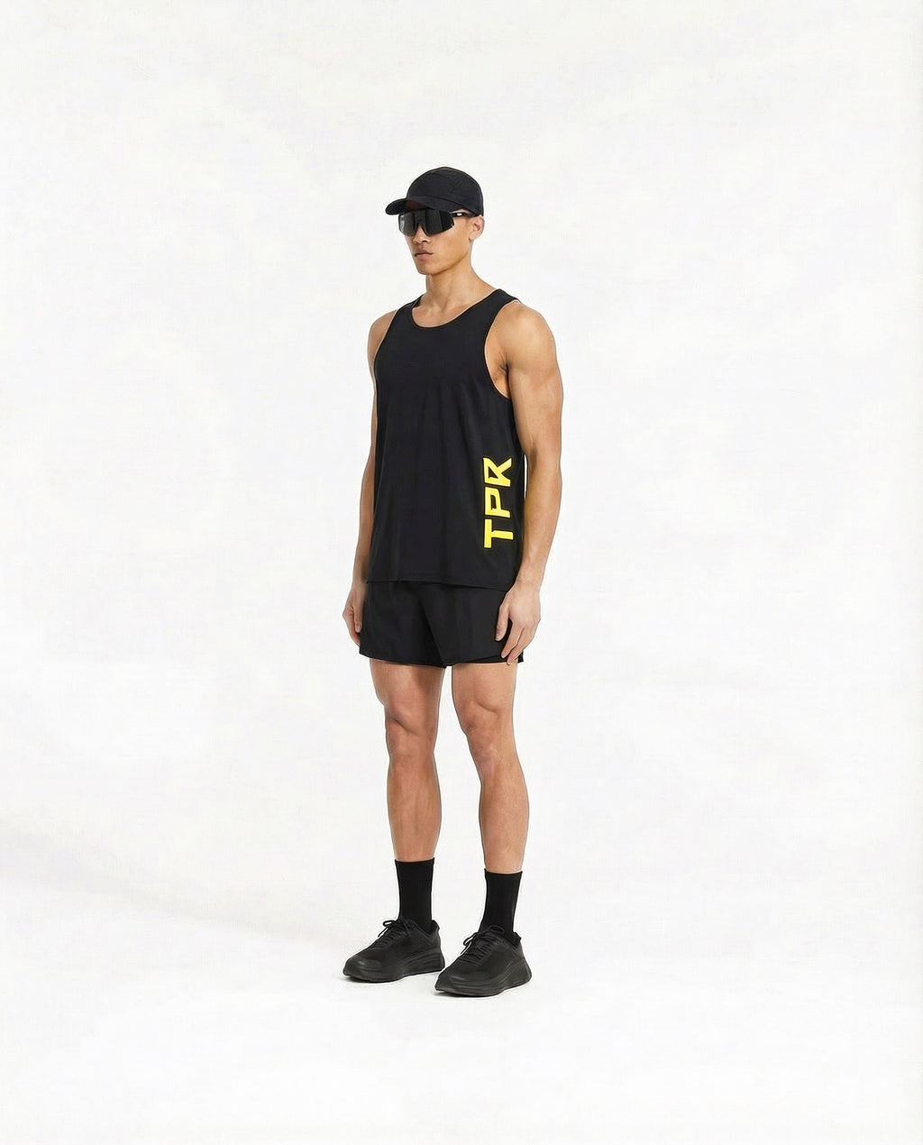 TPR Performance Singlet by Taper — lightweight running singlet for training in Gulf heat