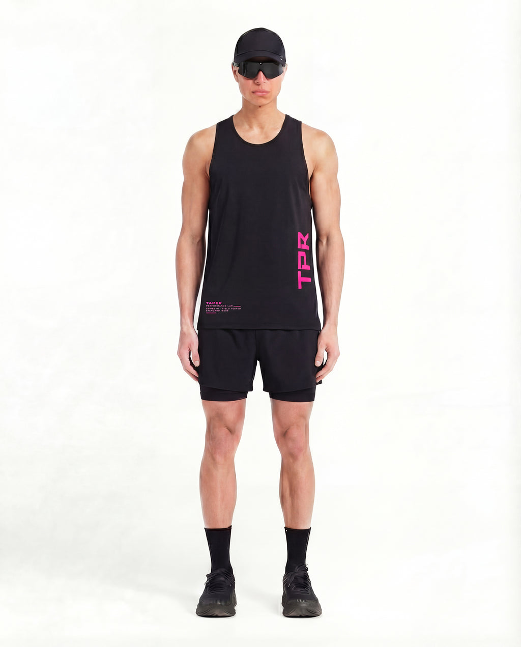 TPR Performance Singlet by Taper — lightweight running singlet for training in Gulf heat
