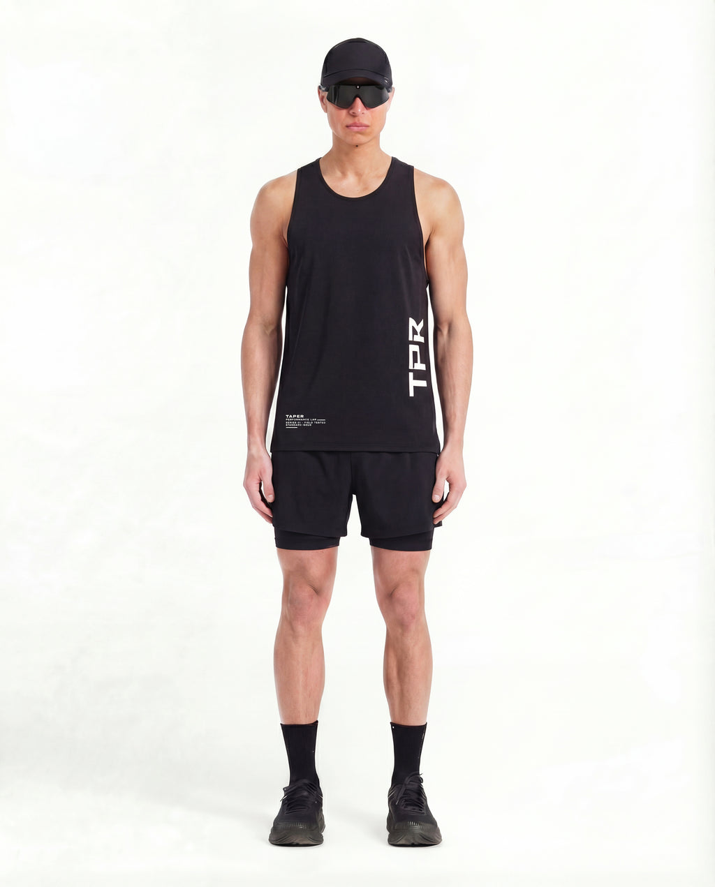 TPR Performance Singlet by Taper — lightweight running singlet for training in Gulf heat