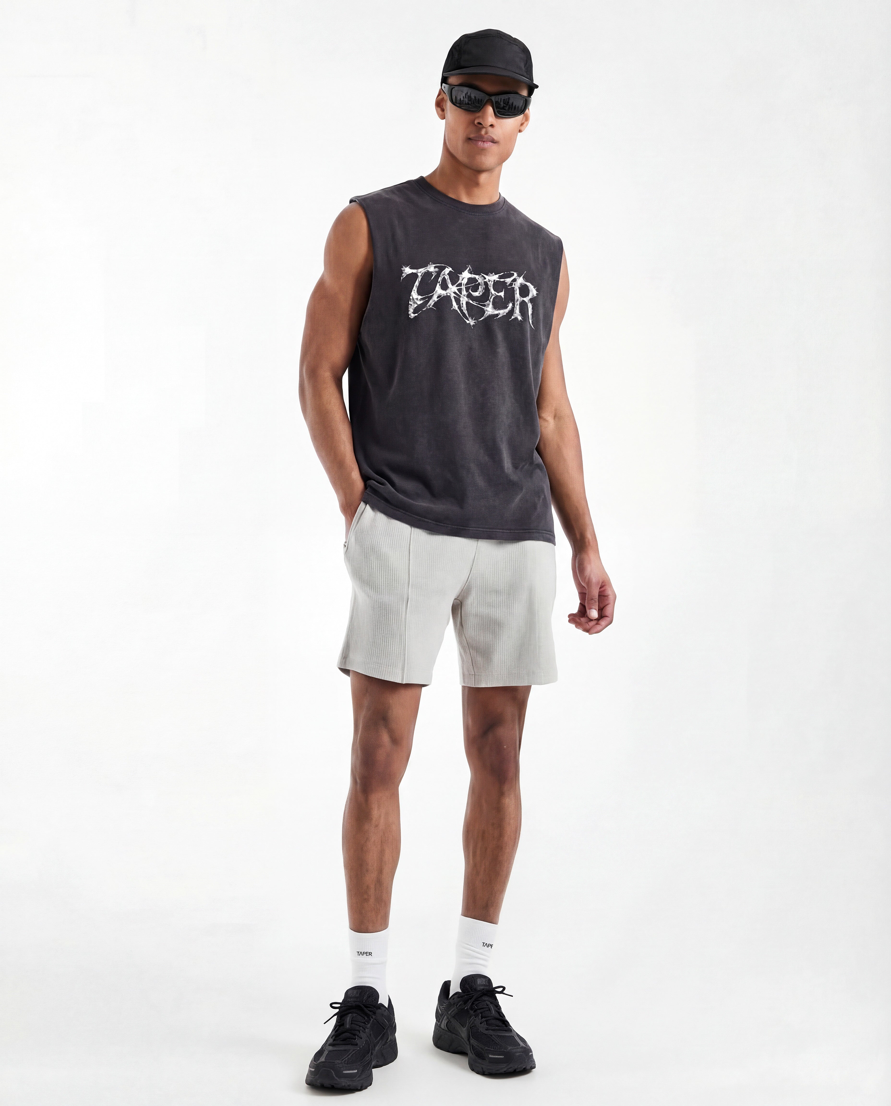 Metallic Taper Sleeveless
