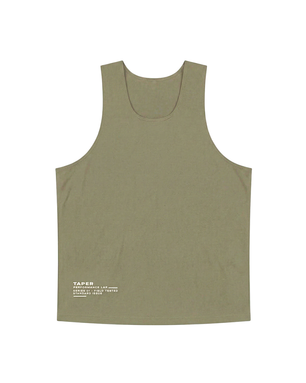 TPR Performance Singlet by Taper — lightweight running singlet for training in Gulf heat
