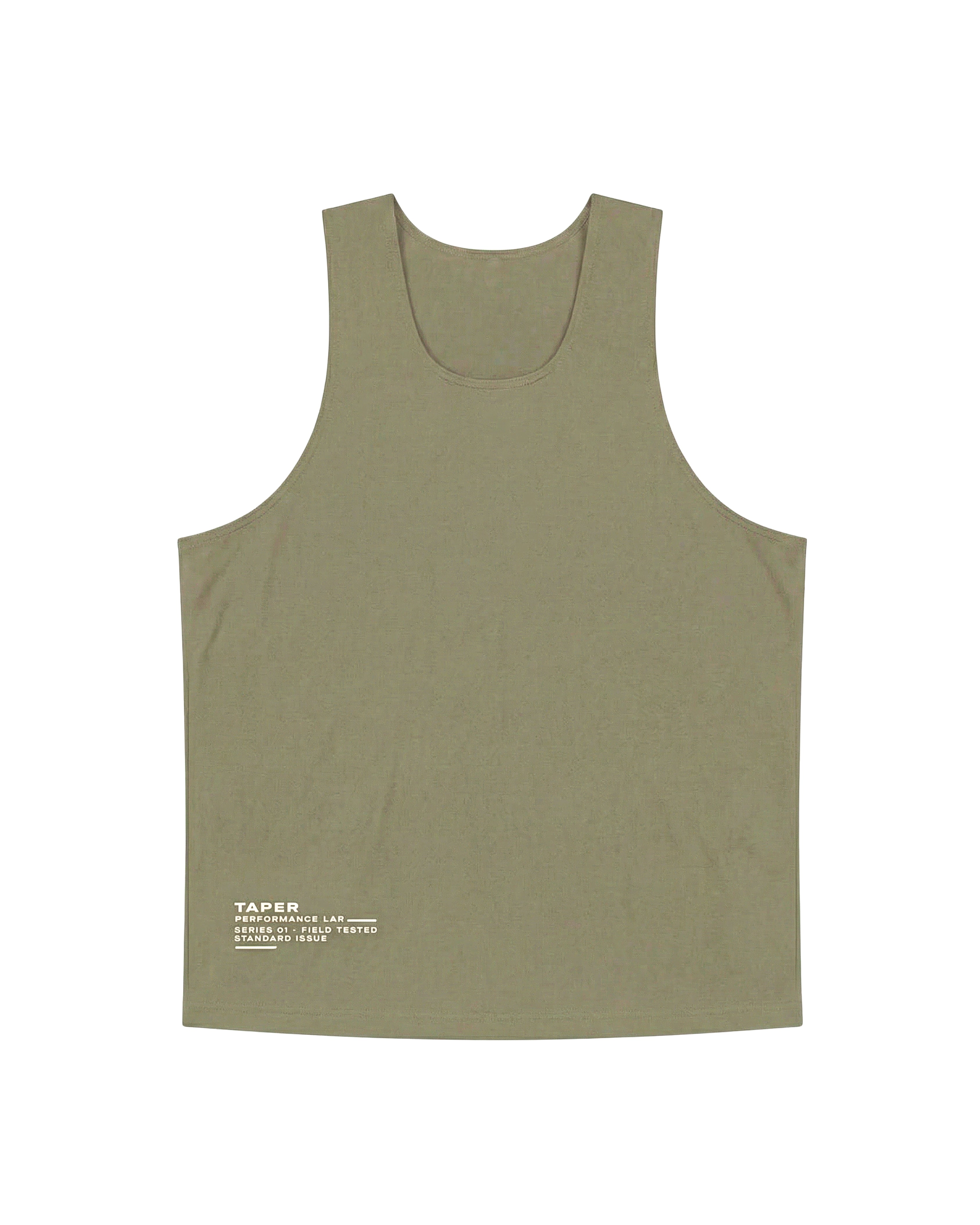 TPR Performance Singlet by Taper — lightweight running singlet for training in Gulf heat