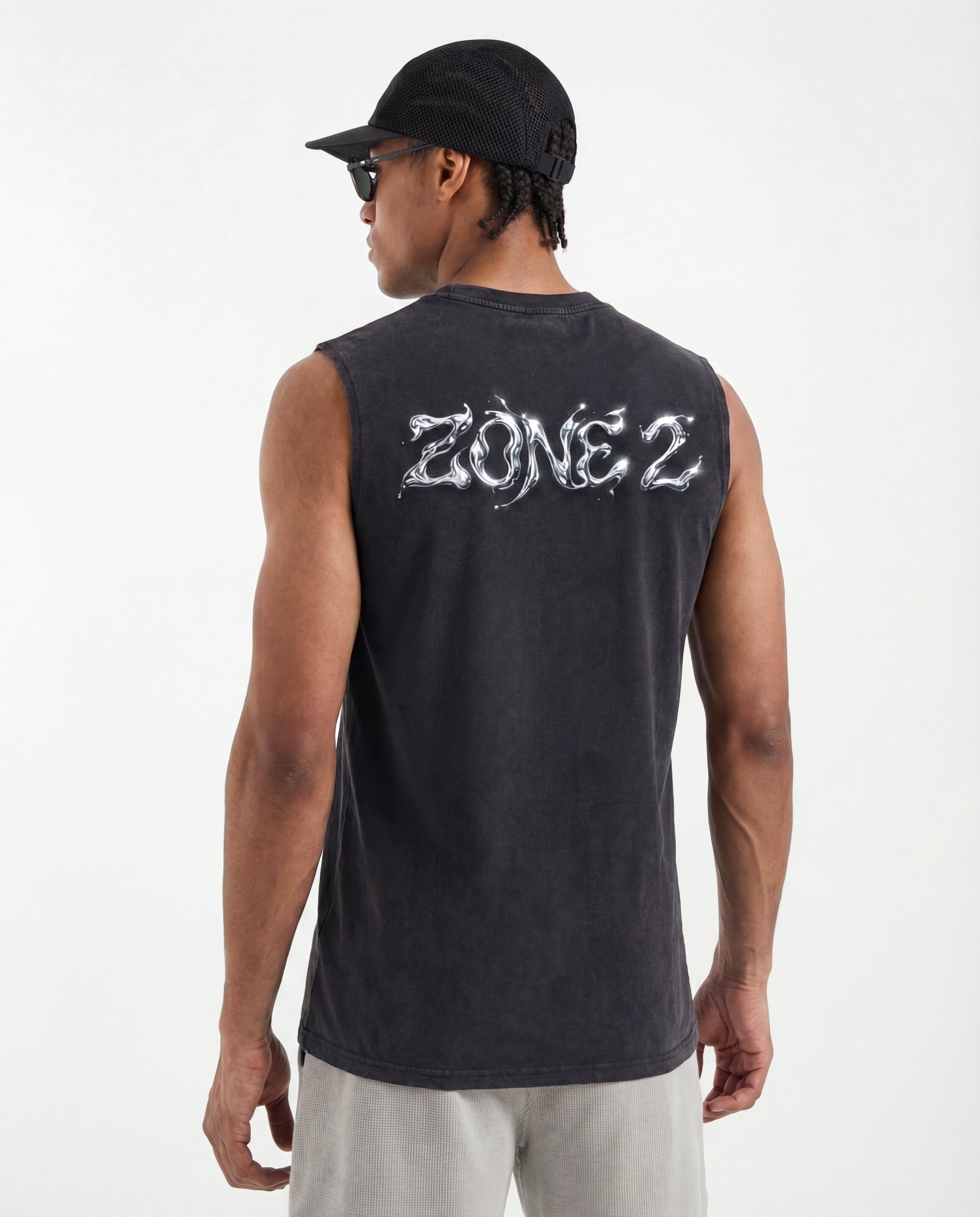 Metallic Taper Sleeveless