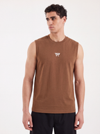 Taper Foundation Sleeveless — box-fit training top for UAE heat