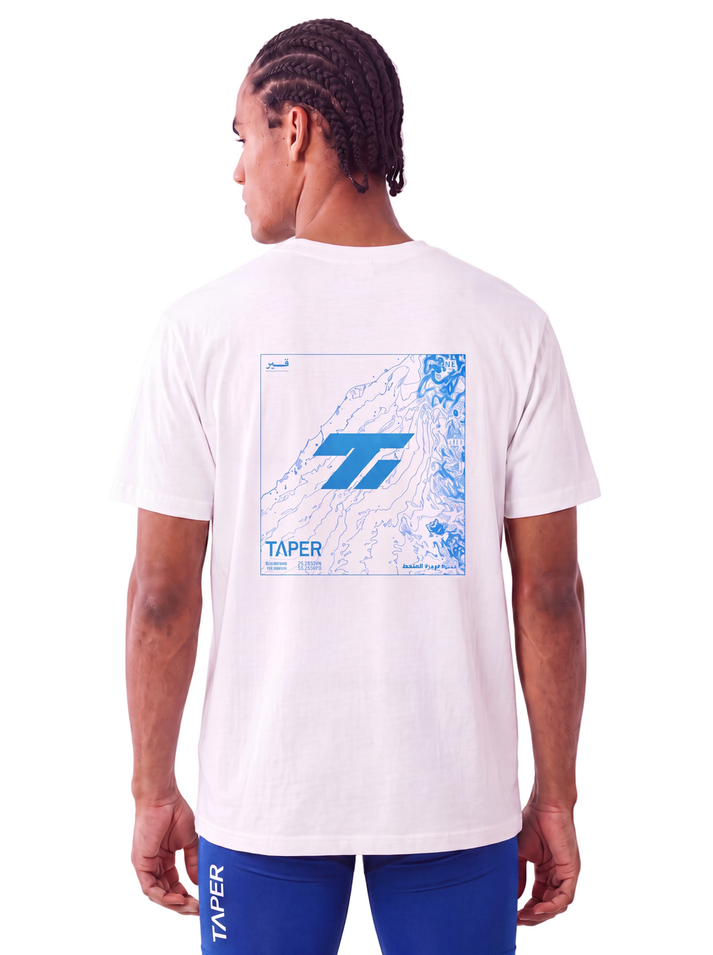 Taper Foundation Tee — box-fit quick-dry training t-shirt for Gulf heat