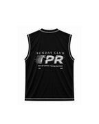 Sunday Club Sleeveless, black, back flat lay