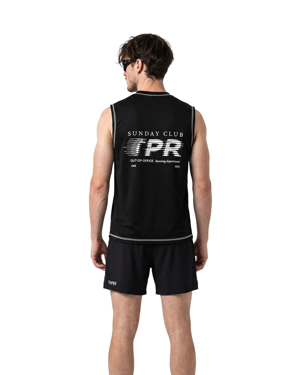 Sunday Club Sleeveless, black, full length back